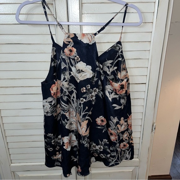 Mod Ref Swing Tank MediumNavy Preach Floral - Picture 4 of 6